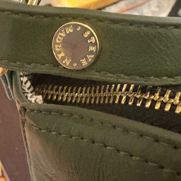 NWT Steve Madden Women's Hunter Green Satchel Bag - Picture 5 of 12
